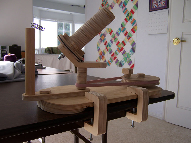 Woodworking plans yarn winder